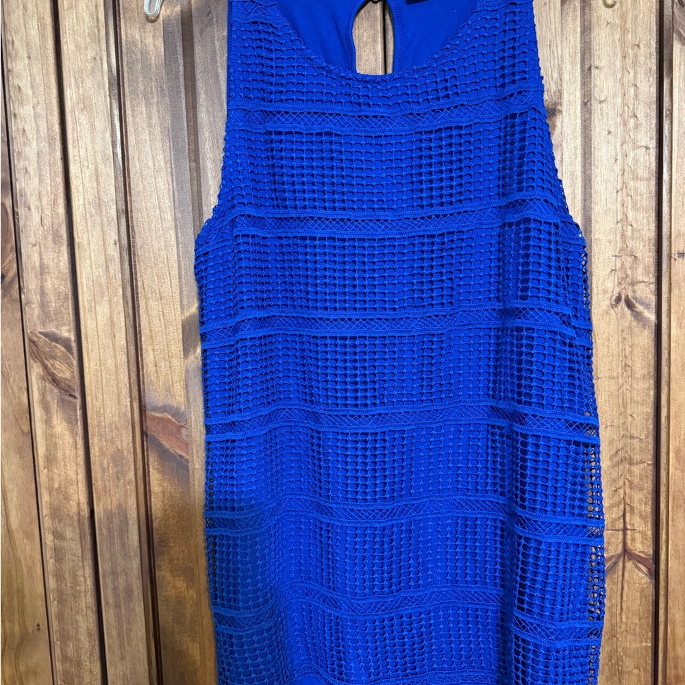 NWT Apt. 9 Royal Blue Mesh Tank